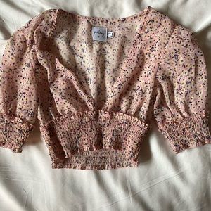 princess polly pink floral top